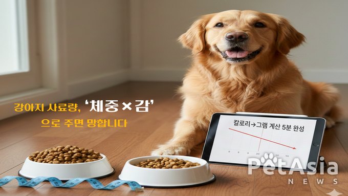5분이면 끝! 강아지 사료 칼로리 계산→그램 환산 실전 가이드
