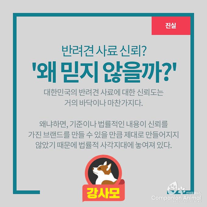 반려견 사료의 진실? 동물병원에서 왜 추천했을까?