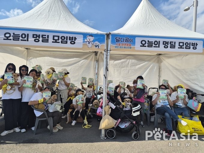 온라인에서 나눈 인연, 반려견과 함께 축제에서 만나다
