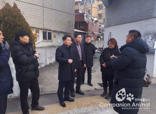 경기도의회 박승원대표,뉴타운 16구역 철거현장방문